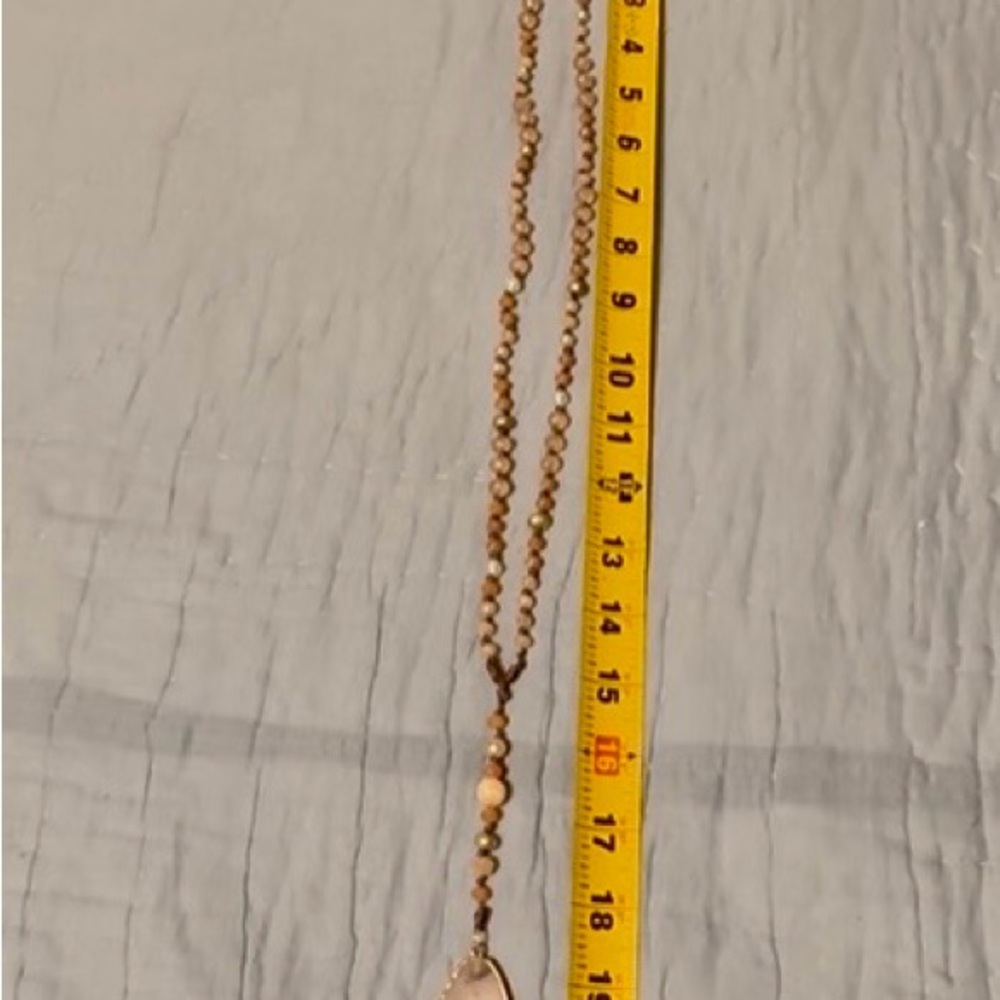 Chico’s beaded stone necklace.  NWOT. - Picture 5 of 9